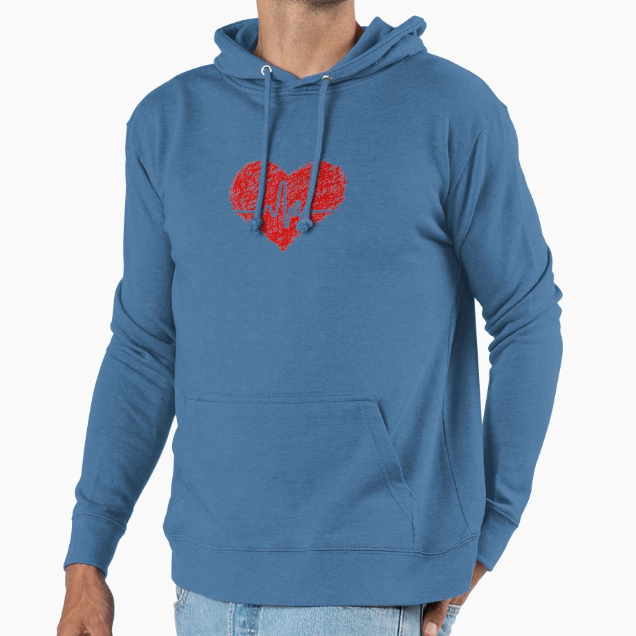 Funny Medicine Heart Hoodie - Custom Art Print Unisex - T-Shirt, Sweatshirt, Hoodie