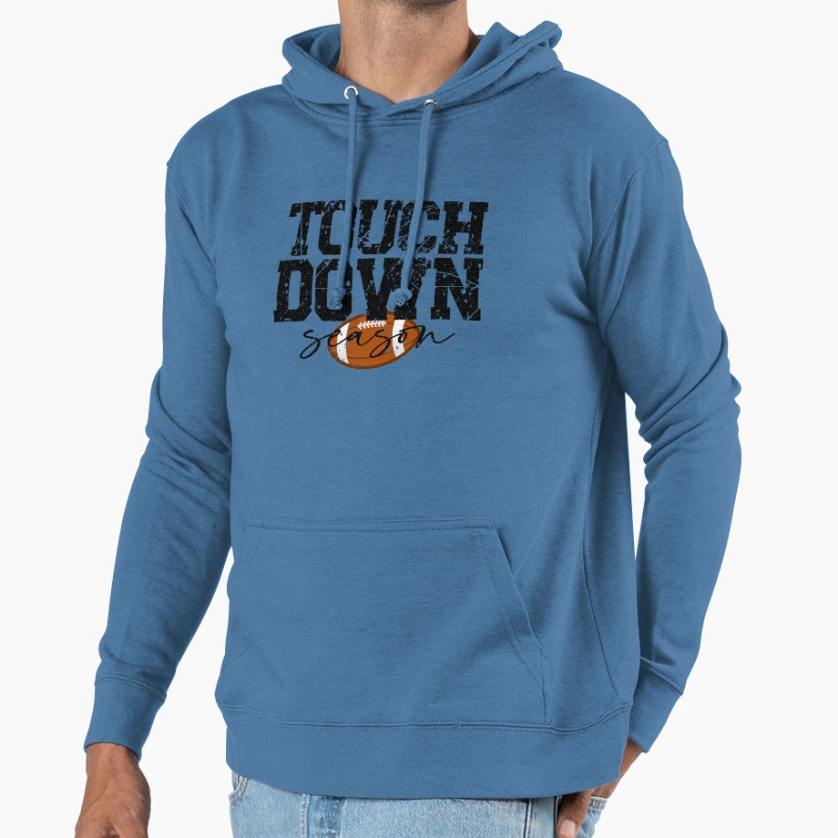 Touch Down Match Maman Pull Football Hoodie - Minimalist Print Men Women - T-Shirt, Sweatshirt, Hoodie