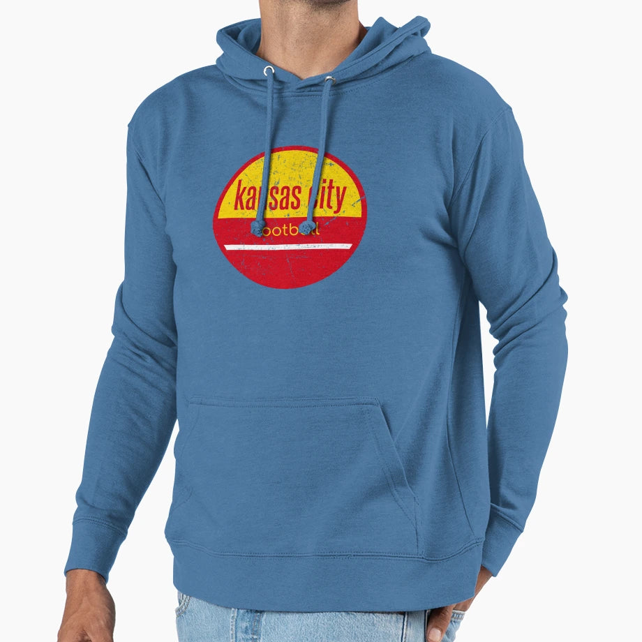 Kansas City Football Hoodie - Casual Everyday Wear Men Women - T-Shirt, Sweatshirt, Hoodie