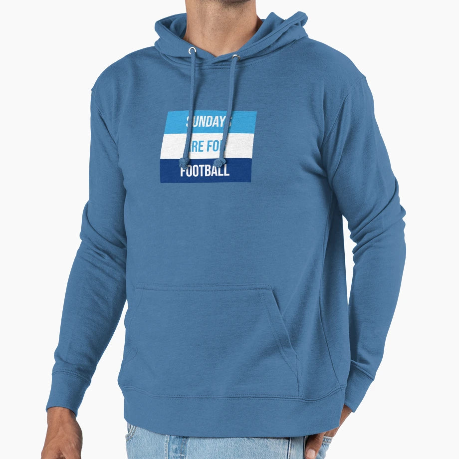 Sundays Are Football Hoodie - Minimalist Print Unisex - T-Shirt, Sweatshirt, Hoodie