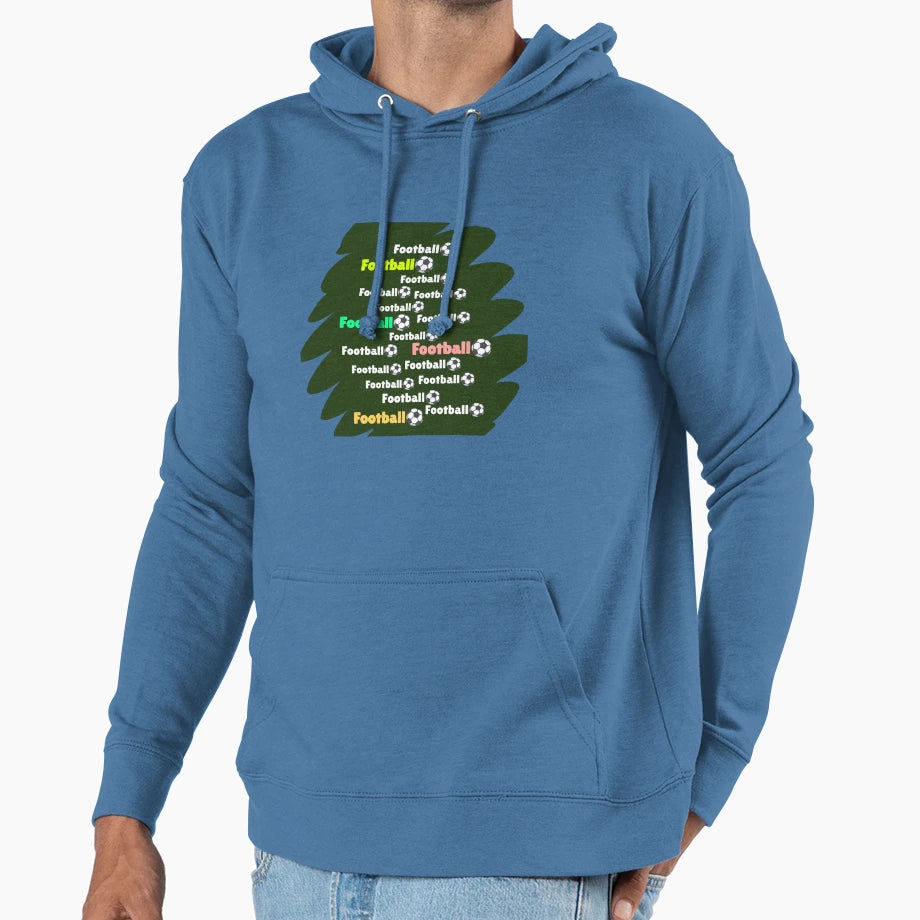 Football Lovers Hoodie - Custom Art Print Unisex - T-Shirt, Sweatshirt, Hoodie