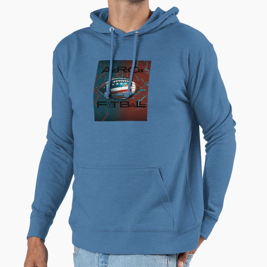 American Football Hoodie - Custom Art Print for Adults - T-Shirt, Sweatshirt, Hoodie