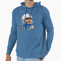 Lubbys Funny Sports Cartoon Hoodie - Minimalist Print for Adults - T-Shirt, Sweatshirt, Hoodie