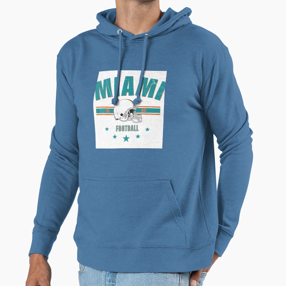 Miami Dolphins Hoodie - Unique Graphic for Adults - T-Shirt, Sweatshirt, Hoodie