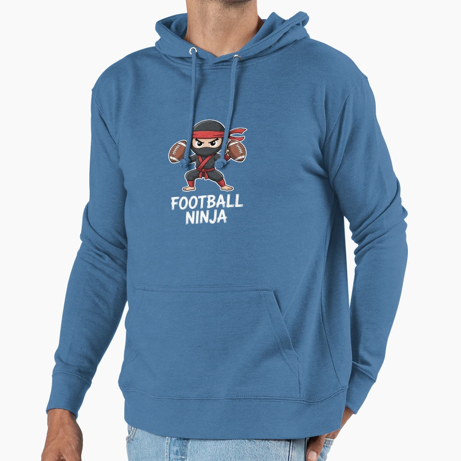 American Football Funny Training Player Hoodie - Unique Graphic for Adults - T-Shirt, Sweatshirt, Hoodie