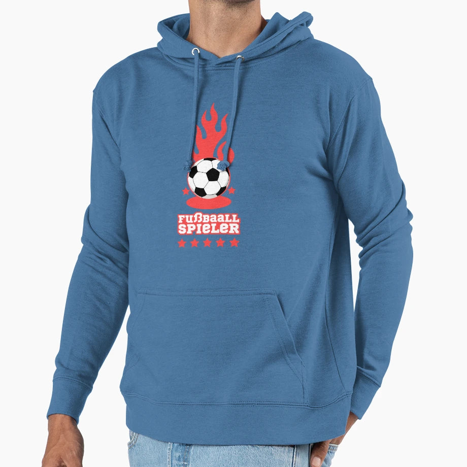 Fu Ball Spieler Fu Baller Football Hoodie - Trendy Graphic Men Women - T-Shirt, Sweatshirt, Hoodie