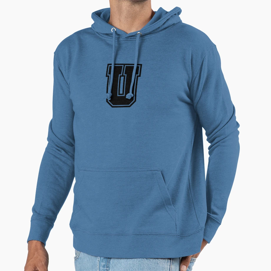 Letter U Hoodie - Unique Graphic Unisex - T-Shirt, Sweatshirt, Hoodie