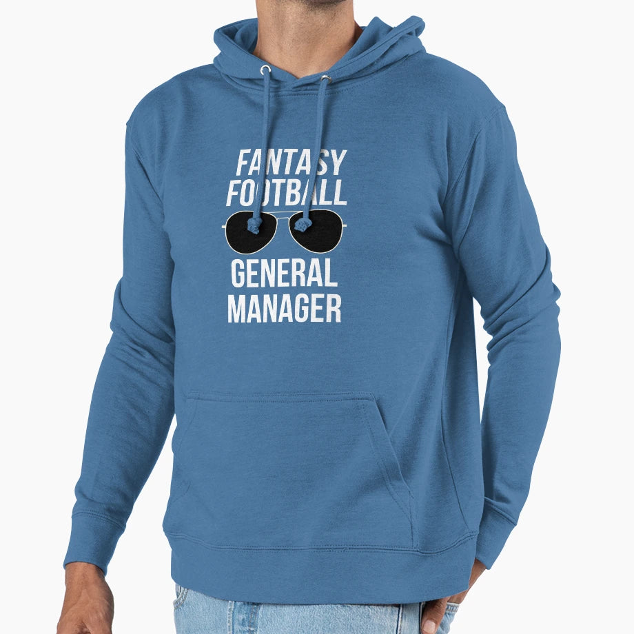 Fantasy Football General Manager Hoodie - Custom Art Print Men Women - T-Shirt, Sweatshirt, Hoodie