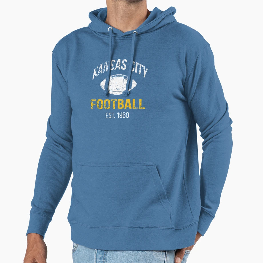 Kansas City Football Team Hoodie - Trendy Graphic for Adults - T-Shirt, Sweatshirt, Hoodie
