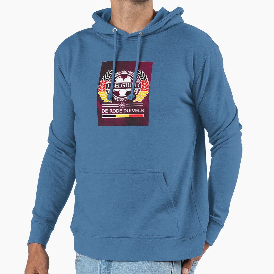 Belgium New Football Supporters And Hoodie - Fun Novelty Design Unisex - T-Shirt, Sweatshirt, Hoodie