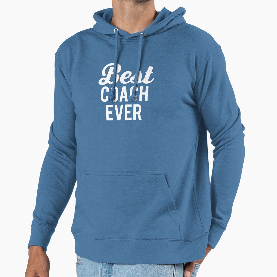 Best Coach Ever Hoodie - Minimalist Print Unisex - T-Shirt, Sweatshirt, Hoodie