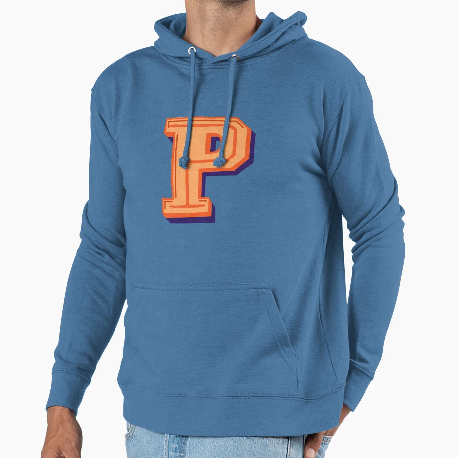 Letter P Hoodie - Streetwear Style Unisex - T-Shirt, Sweatshirt, Hoodie