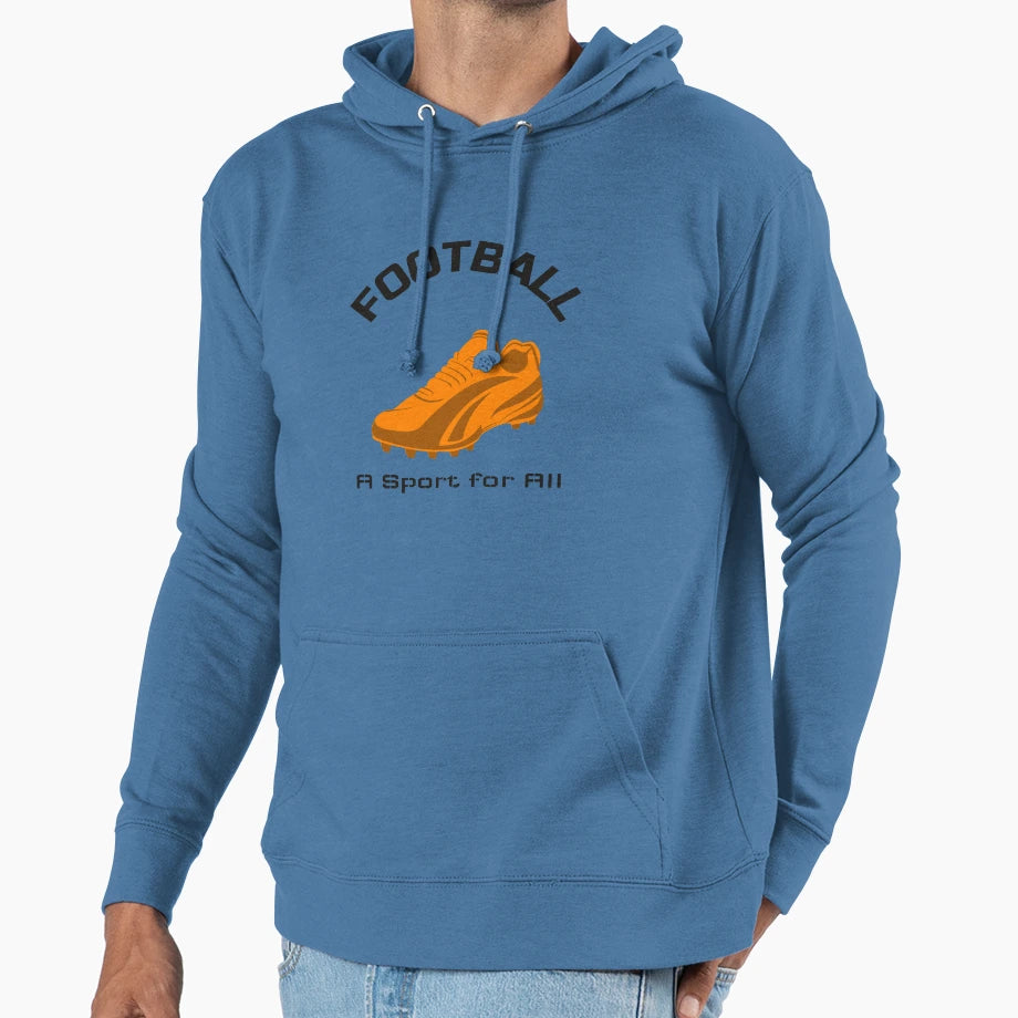 Football Sport All Hoodie - Custom Art Print for Adults - T-Shirt, Sweatshirt, Hoodie