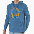 Abstract Fire Ice Hoodie - Casual Everyday Wear Unisex - T-Shirt, Sweatshirt, Hoodie