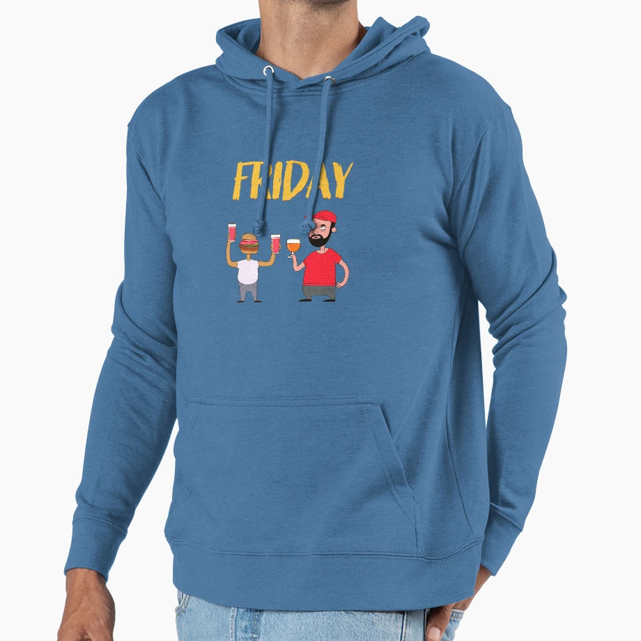Friday Night Hoodie - Fun Novelty Design Unisex - T-Shirt, Sweatshirt, Hoodie