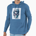 Skull Flowers Hoodie - Minimalist Print Unisex - T-Shirt, Sweatshirt, Hoodie