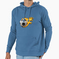 Fire Football 003333 Hoodie - Streetwear Style for Adults - T-Shirt, Sweatshirt, Hoodie