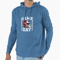 Game Day Coquette Bow Football Hoodie - Minimalist Print for Adults - T-Shirt, Sweatshirt, Hoodie