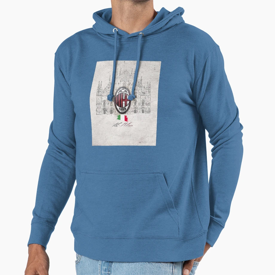 Ac Milan Hoodie - Casual Everyday Wear Unisex - T-Shirt, Sweatshirt, Hoodie