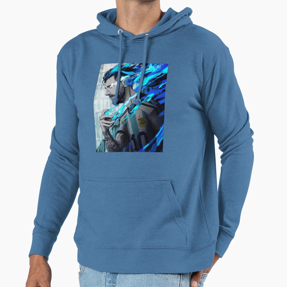 Lionel Messi New Goal Celebration Hoodie - Aesthetic Graphic Unisex - T-Shirt, Sweatshirt, Hoodie