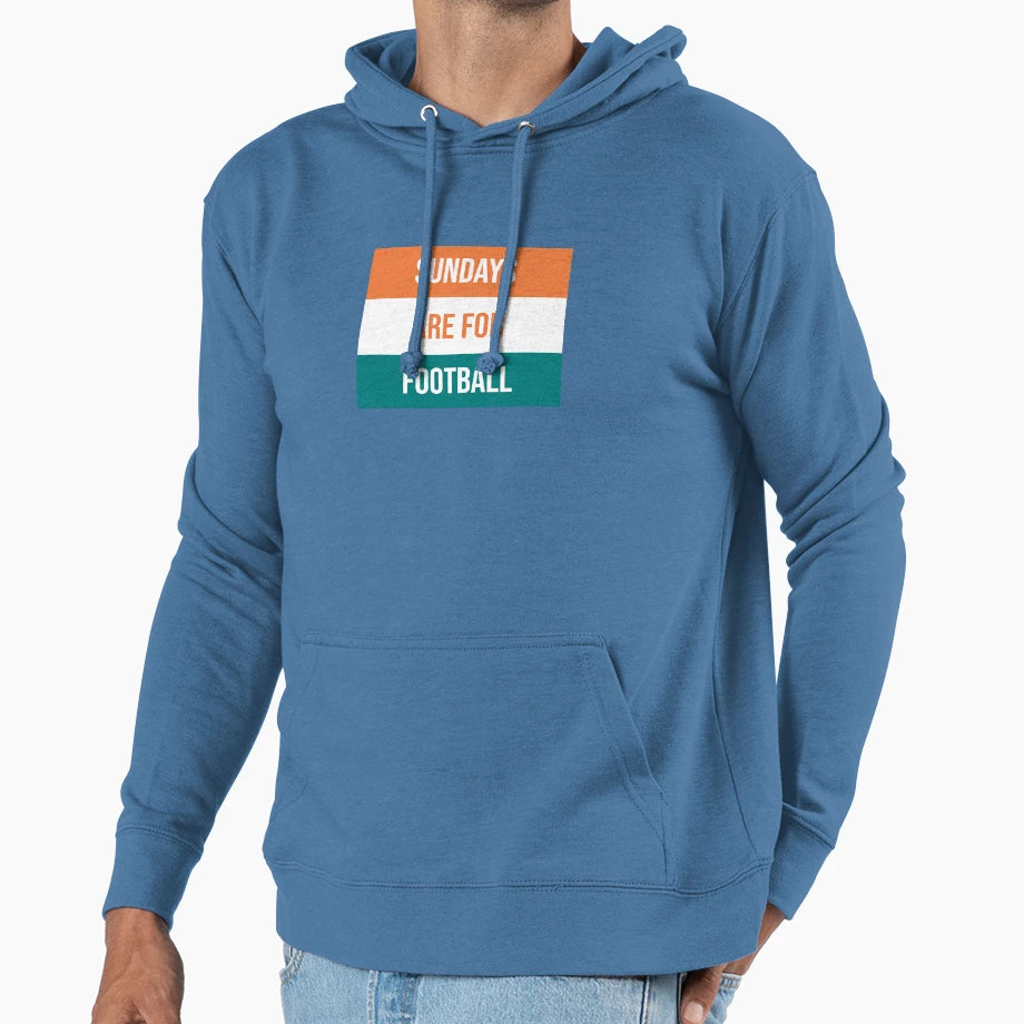 Sundays Are Football Hoodie - Unique Graphic Unisex - T-Shirt, Sweatshirt, Hoodie