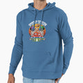 Spooky Skeleton Football Game Player Hoodie - Graphic Print Men Women - T-Shirt, Sweatshirt, Hoodie