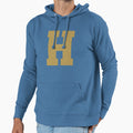 Alphabet Gold H Sports Letter H Hoodie - Streetwear Style Men Women - T-Shirt, Sweatshirt, Hoodie