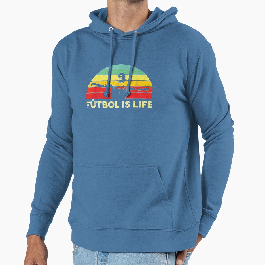 Futbols Life Hoodie - Unique Graphic Unisex - T-Shirt, Sweatshirt, Hoodie