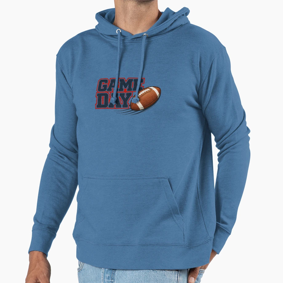 Game Day Football Hoodie - Novelty Apparel for Adults - T-Shirt, Sweatshirt, Hoodie