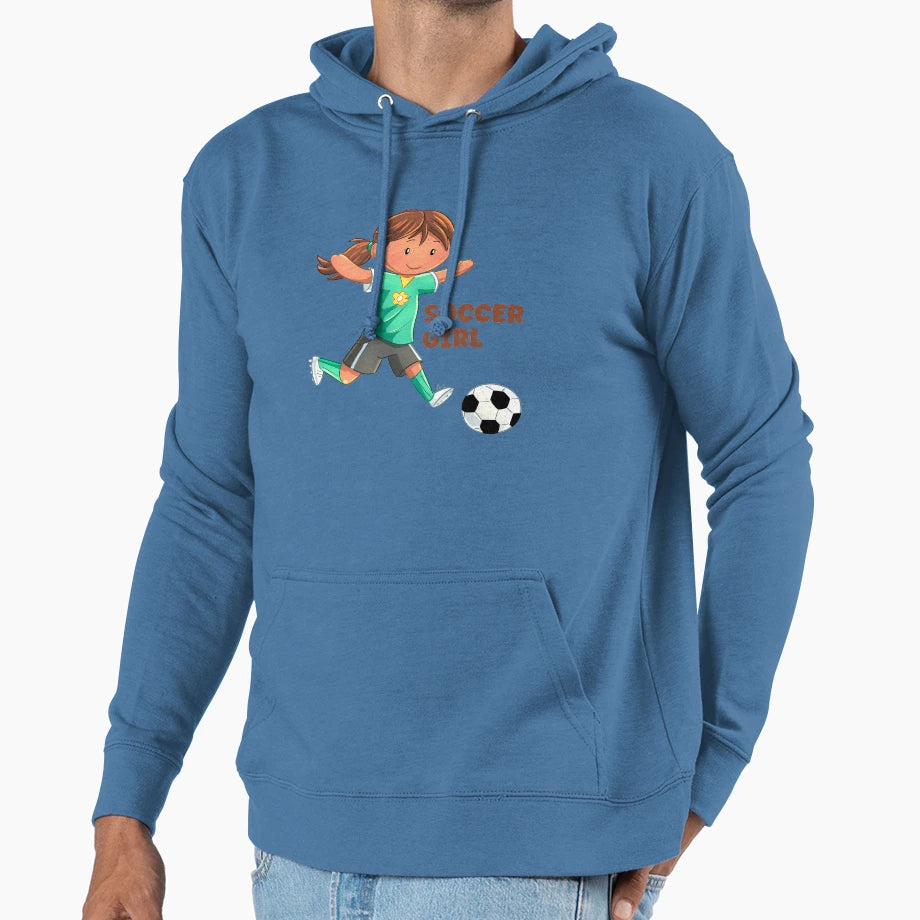 Soccer Hoodie - Casual Everyday Wear Men Women - T-Shirt, Sweatshirt, Hoodie