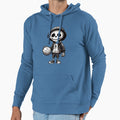 He Is Fun Loving Sports Skull Hoodie - Casual Everyday Wear Men Women - T-Shirt, Sweatshirt, Hoodie