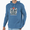 I Love Football Hoodie - Casual Everyday Wear Unisex - T-Shirt, Sweatshirt, Hoodie