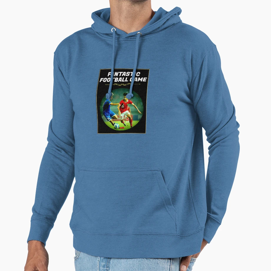 Fantastic Football Game Hoodie - Minimalist Print Men Women - T-Shirt, Sweatshirt, Hoodie