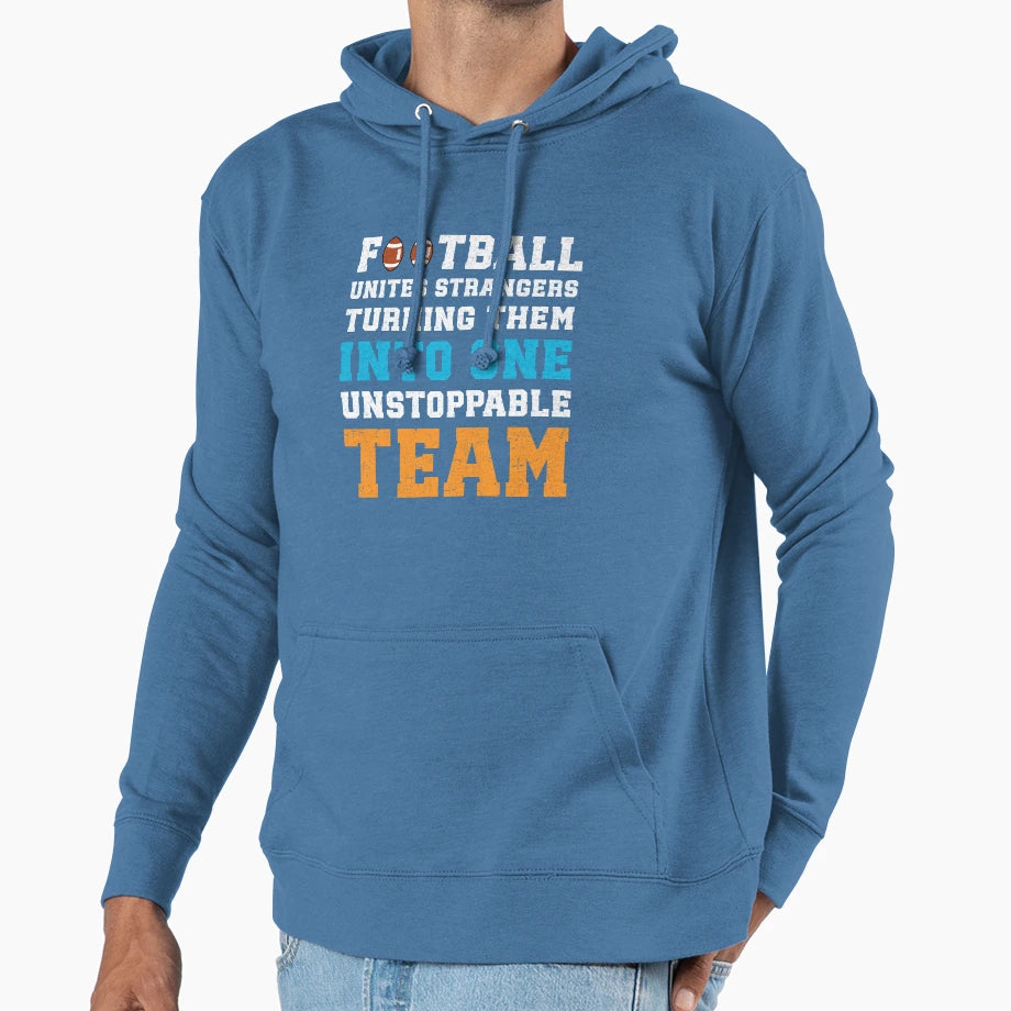 Football Hoodie - Novelty Apparel Men Women - T-Shirt, Sweatshirt, Hoodie