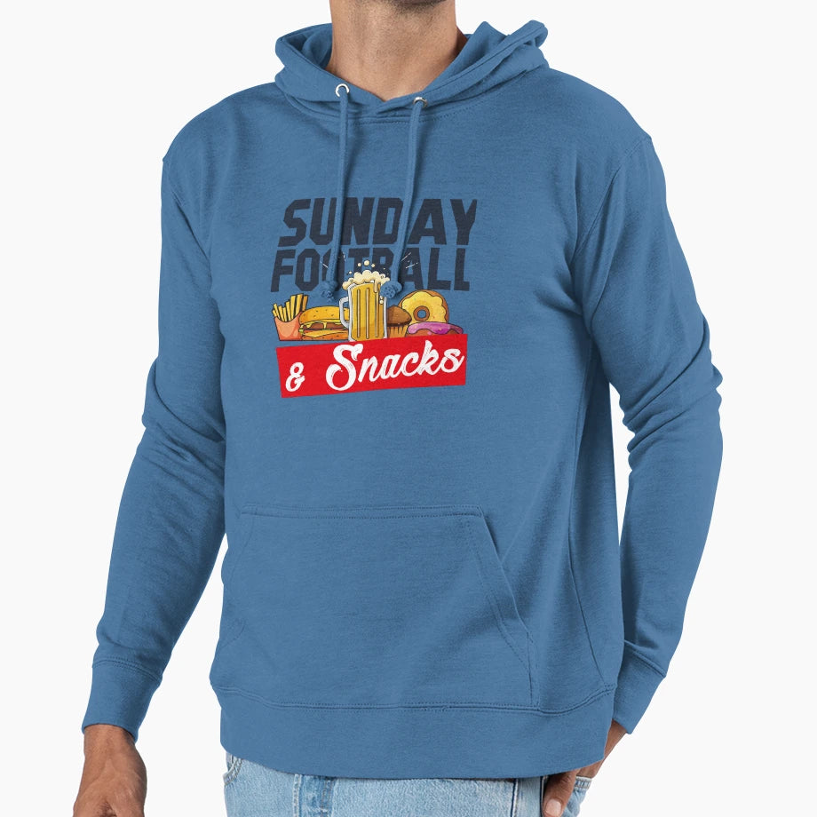 Funny Game Day Food Lover Hoodie - Unique Graphic Men Women - T-Shirt, Sweatshirt, Hoodie