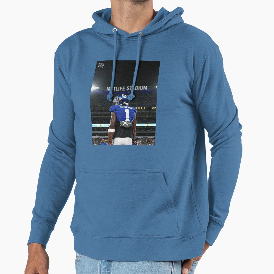 Metlife Nabers Hoodie - Minimalist Print Unisex - T-Shirt, Sweatshirt, Hoodie