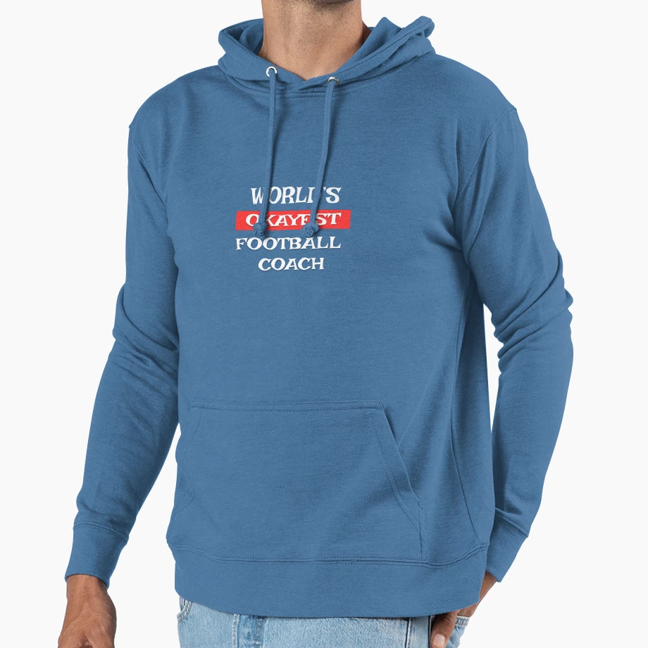 Football Coach Hoodie - Graphic Print Men Women - T-Shirt, Sweatshirt, Hoodie