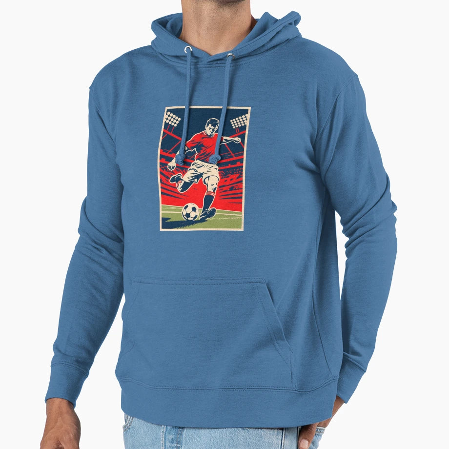 Soccer Player Hope 80S Hoodie - Aesthetic Graphic Men Women - T-Shirt, Sweatshirt, Hoodie