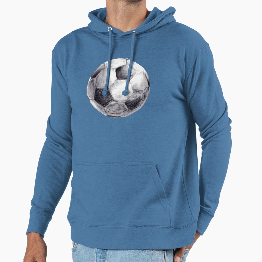 Football Watercolor Hoodie - Novelty Apparel Men Women - T-Shirt, Sweatshirt, Hoodie