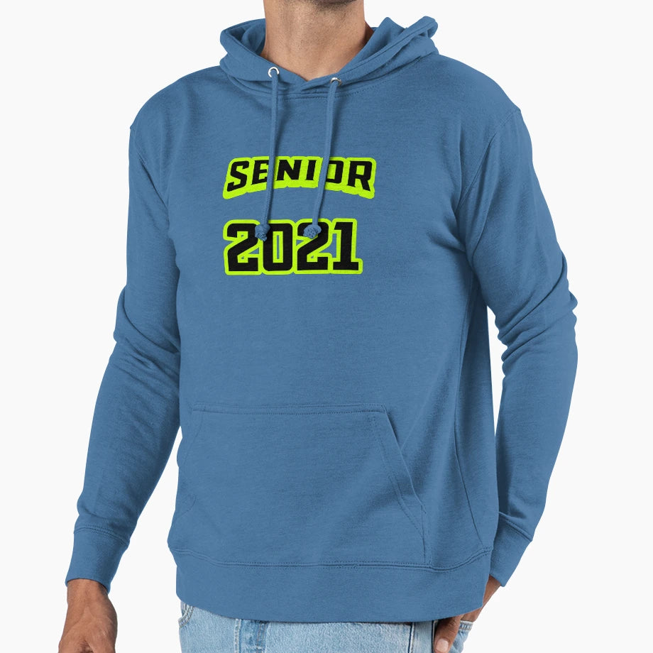 Senior 2021 Hoodie - Graphic Print Men Women - T-Shirt, Sweatshirt, Hoodie