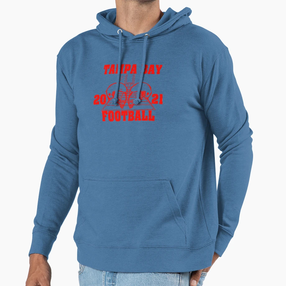 Tampa Bay Football 2021 Hoodie - Graphic Print Unisex - T-Shirt, Sweatshirt, Hoodie
