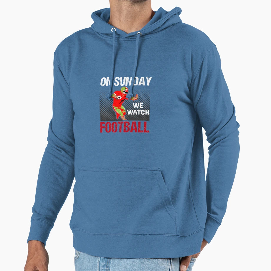 Football Lover American Football Hoodie - Fun Novelty Design Men Women - T-Shirt, Sweatshirt, Hoodie