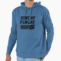 Sunday Funday Football Gift Sports Hoodie - Custom Art Print for Adults - T-Shirt, Sweatshirt, Hoodie