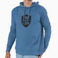 Fan Till I Die Black White Emblem Hoodie - Casual Everyday Wear Men Women - T-Shirt, Sweatshirt, Hoodie
