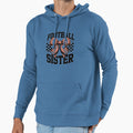 Coquette Bow American Football Sister Hoodie - Casual Everyday Wear Unisex - T-Shirt, Sweatshirt, Hoodie