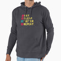 Eat Sleep Soccer Repeat Icons And Hoodie - Casual Everyday Wear Men Women - T-Shirt, Sweatshirt, Hoodie