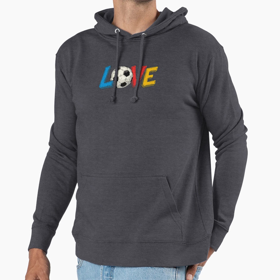 Love Soccer One Ball Endless Passion Hoodie - Novelty Apparel Men Women - T-Shirt, Sweatshirt, Hoodie