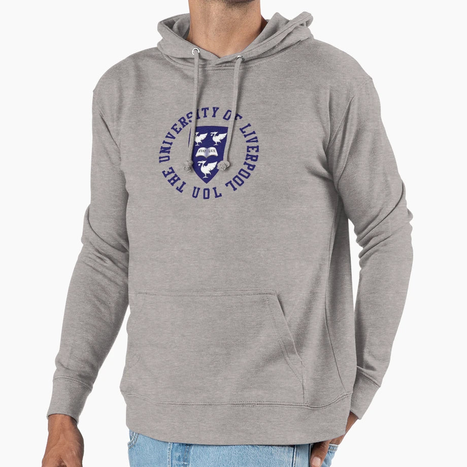 University Liverpool England Hoodie - Fun Novelty Design Unisex - T-Shirt, Sweatshirt, Hoodie