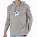 Blue Soccer Ball Hoodie - Custom Art Print Unisex - T-Shirt, Sweatshirt, Hoodie