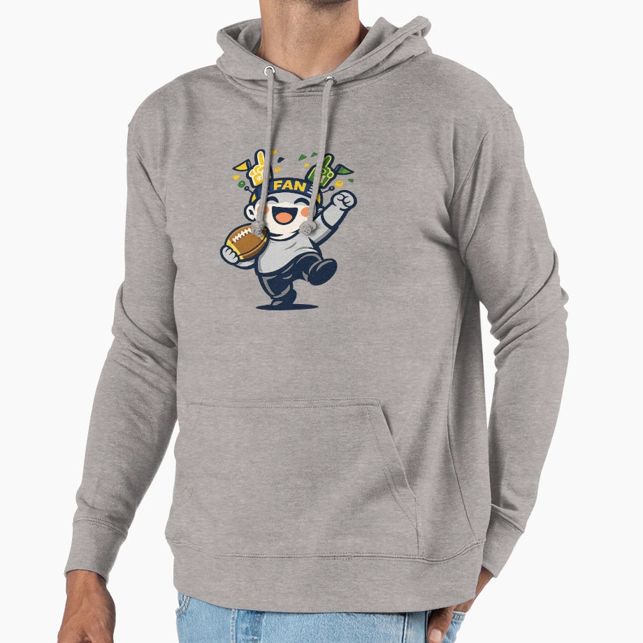 Ultimate Super Bowl Party Hoodie - Graphic Print Unisex - T-Shirt, Sweatshirt, Hoodie